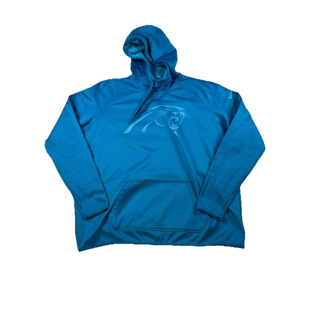 Nike Dri-Fit Sweatshirt Womens XL Carolina Panthers Football Sweatshirt Logo